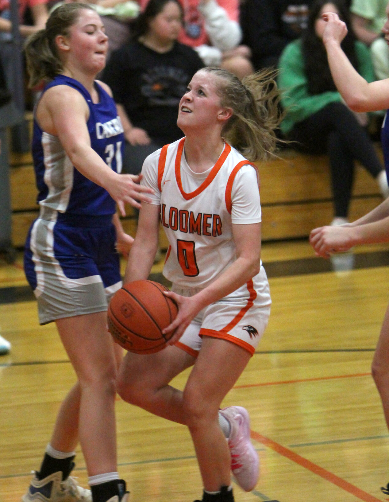 Cameron at Bloomer girls basketball 1-16-23